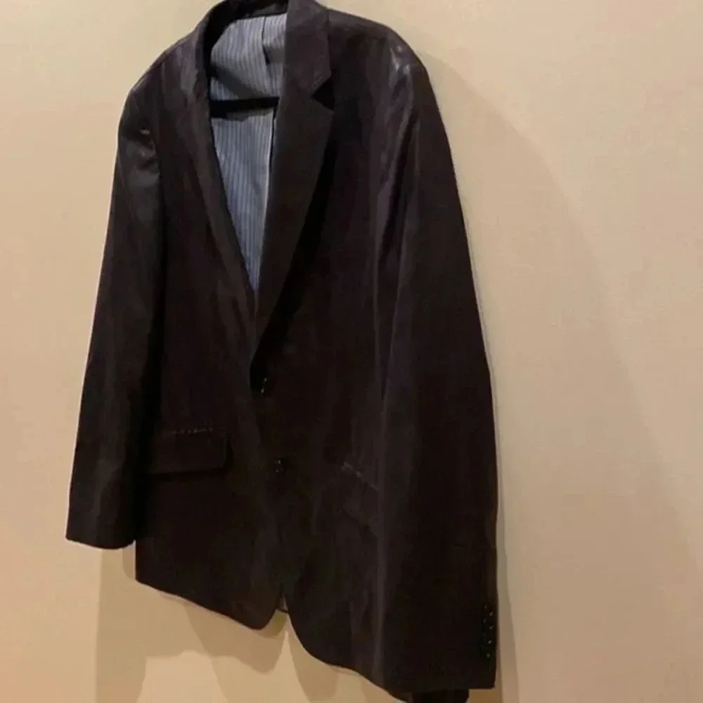 Men's Andrew Fezza Blazer Baxter Faux Suede Black